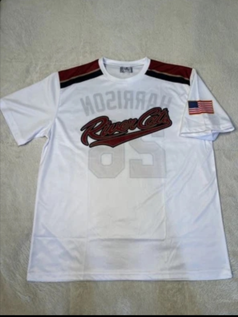 New MLB MILB SACRAMENTO RIVER CATS Kyle Harrison T-Shirt Jersey Size XL Giants